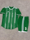 Jeu de 18 Maillots (16 Joueurs + 2 Gardiens) - Vert/Blanc