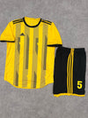 Jeu de 18 Maillots (16 Joueurs + 2 Gardiens) - Jaune/Noir