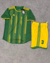 Jeu de 18 Maillots (16 Joueurs + 2 Gardiens) - Vert/Jaune