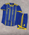 Jeu de 18 Maillots (16 Joueurs + 2 Gardiens) - Bleu/Jaune
